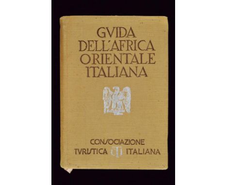 dating: Second quarter of the 20th Century provenance: Italy, The volume ('Guide of Italian Eastern Africa') was published in