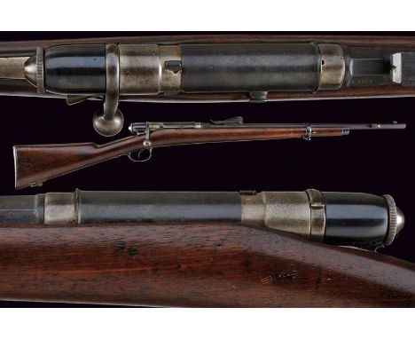 dating: 1886 provenance: Torino, Round, rifled, 10 mm cal. barrel, provided with foresight and adjustable rear sight, marked 
