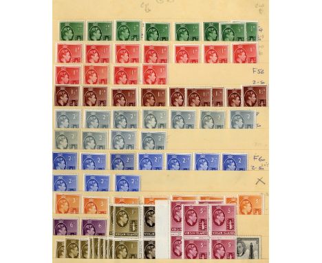 British Virgin Islands. 1938-52 mint printings collection on leaves, light on the higher values (no 10/-) but a useful group.