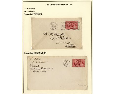 Canada. 1937 Coronation collection, a substantial lot with various Plate blocks, and complete sheets from Plates 1, 2 and 4; 