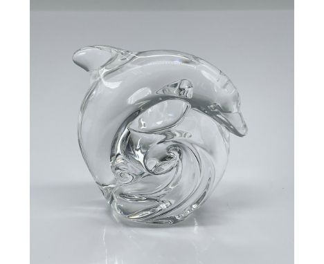 Crystal figurine showcasing a dolphin, symbolizing insight, intelligence, and speed with its unique abilities to navigate. In