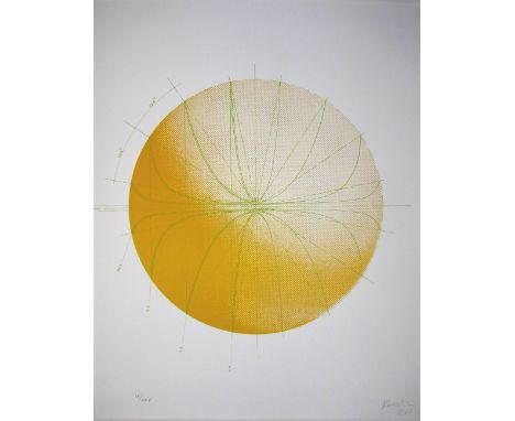 PIOTR KOWALSKI [1927-2004].  Untitled, 1971.  lithograph, edition of 125, artist's proof.  Signed in pencil.  60 x 49 cm [she