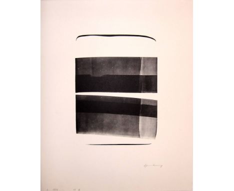 HANS HARTUNG [1904-89].  L-1976-19A, 1976.  lithograph, edition of 50, artist's proof, signed.  57 x 45 cm [sheet size - unfr