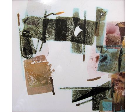 STEFAN KNAPP [1921-96]. Abstract 1, 1956. enamel and gold leaf on copper plate. Provenance: Hanover Gallery, London; private 