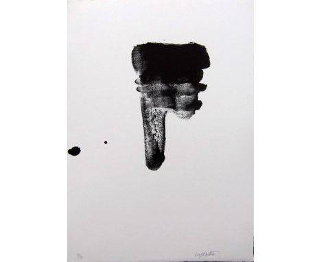 WILLIAM JOHNSTONE [1897-1981].  Abstract [Knight], 1977.  lithograph, edition of 50, 34/50.  Signed in pencil.  37 x 26 cm [s