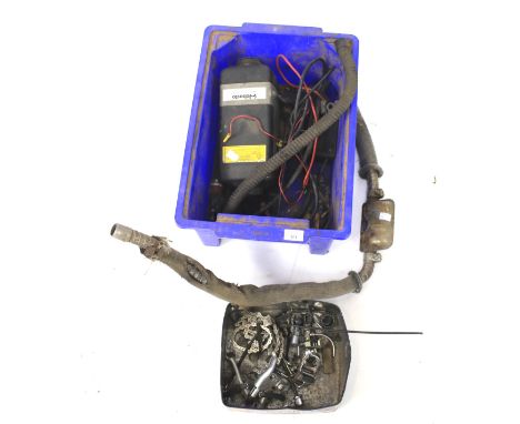 A vintage WEBASTO car heater. Complete with hoses, etc.