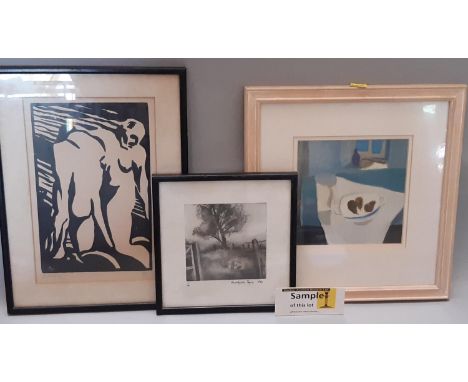 Michael Walker (20th/21st century Bristol artist) - Collection of collage pictures composed from recycled pieces including su