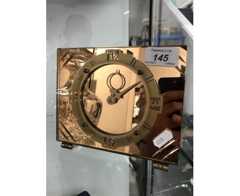 COPPER/GLASS CLOCK
