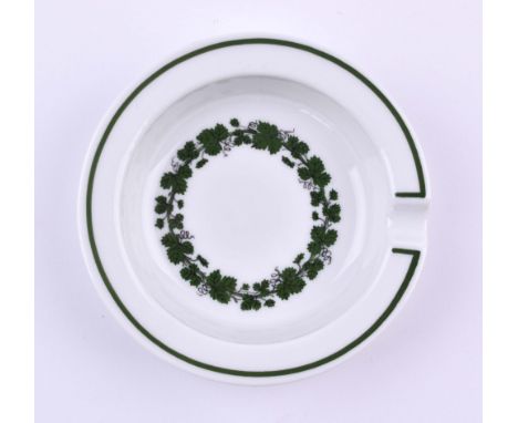 Aschenbecher Meissen Weinlaubblaue Schwertermarke, 1. Wahl, Ø 9 cmAshtray Meissen Weinlaubblue swords mark, 1st choice, Ø 9 c
