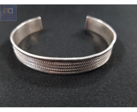 SILVER CUFF BANGLE 