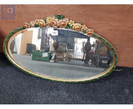 VINTAGE 1940S BARBOLA WALL MIRROR 