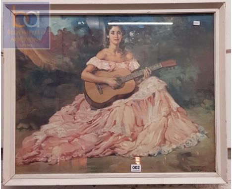 RETRO PRINT - THE SPANISH GUITAR