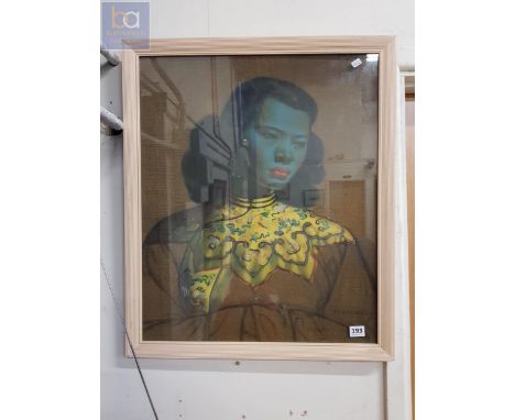 RETRO PRINT - THE GREEN LADY 