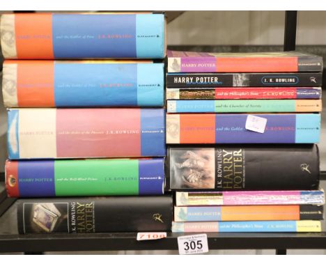 Harry Potter books, including first editions and associated paperbacks. UK P&amp;P Group 3 (£30+VAT for the first lot and £8+