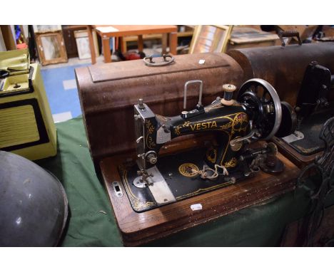 A Vintage Vesta Sewing Machine 