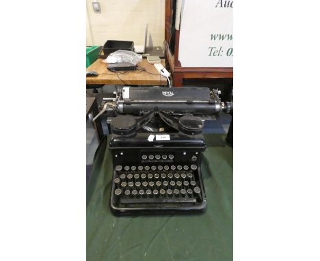 A Vintage Royal Manual Typewriter 