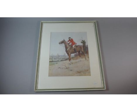 A Framed Cecil Aldin Hunting Print, 37cm high 