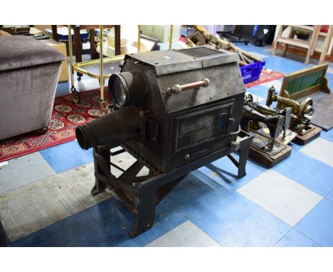 A Large Metal Cased Magic Lantern by Ross of London 