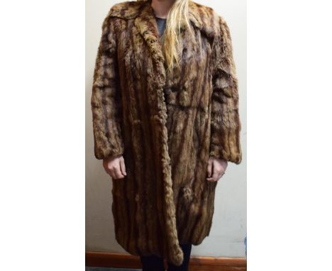 A Ladies Vintage Fur Coat 