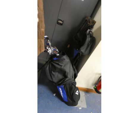 Two Golf Bags, Collection of Donnay Golf Clubs, Vintage Clubs etc 
