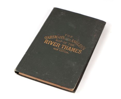 The Oarsman's &amp; Angler's Map of the River Thames from its Source to London Bridge, 1" to a mile, published by Edward Stan