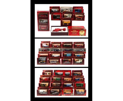 A collection of Matchbox Models of Yesteryear including Y-11/1932 Bugatti type 51, Y-10 1957 Maserati 250F, Y-16 1960 Ferrari