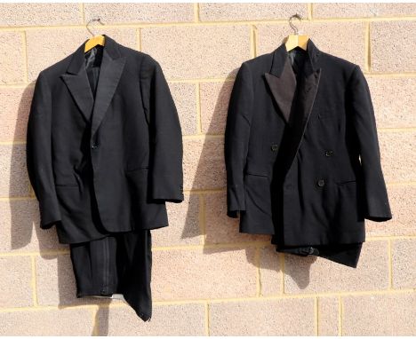 Three vintage morning suits.