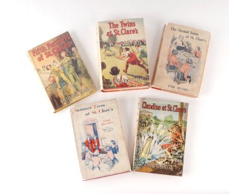 Blyton (Enid) five volumes from the St Clare's series comprising Second Form, Fifth Formers, Claudine, Summer Term and The Tw
