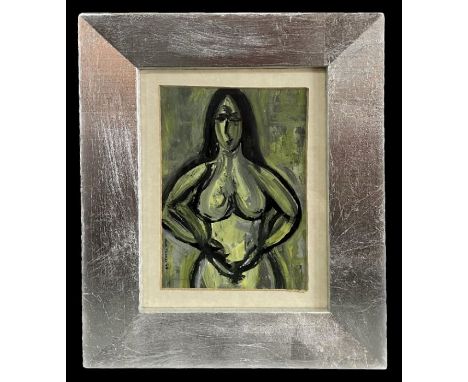 Paul Thomas (modern British) - Study of a Female Nude - signed &amp; dated '07 lower left, watercolour, framed &amp; glazed, 