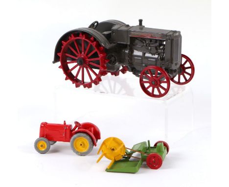 A Charbens Farm Series Tractor &amp; Reaper Set, boxed; together with an ERTL CASE L Tractor (2).