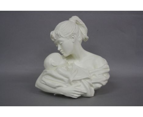 A ROYAL WORCESTER LIMITED EDITION BUST, 'Sweet Child of Mine' No.335/2450