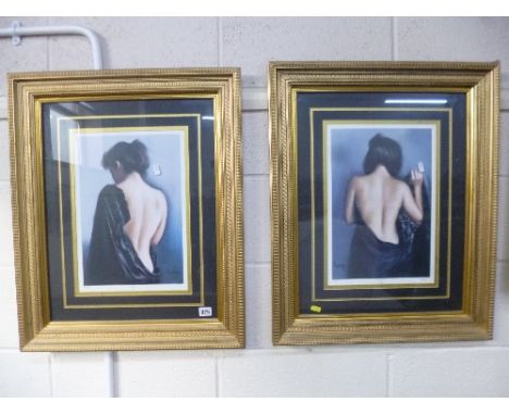 TWO PENCIL SIGNED LIMITED EDITION PRINTS, portrait of Carla I 200/850 and portrait of Carla II 161/850, Domingo, approximatel