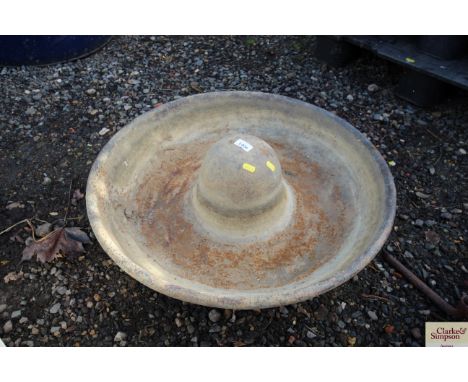 A Mexican hat styled pig trough measuring approx. 27" diameter