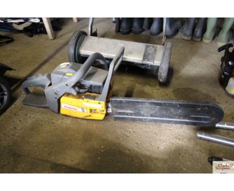 A Dynamac petrol chainsaw