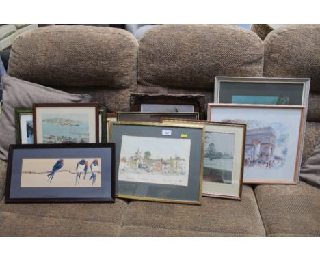 A quantity of pictures and prints