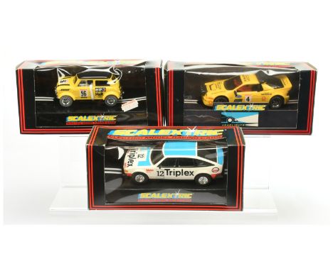 Scalextric Slot Cars Group of 1980's &amp; 1990's Issue Racing Cars - (1) C429 RS200 Rally Car "British Telecom Radio Paging"