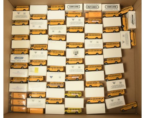 Matchbox Superfast 47 x MB-47 American School bus Limited Edition Promotional issues. Including various U.S University, High 