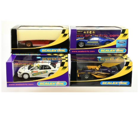 Slot cars - Scalextric car group to include C2606 Dallara Indy "Collectors club 2004", C2424 Ford GT40 MKII "Collectors club 