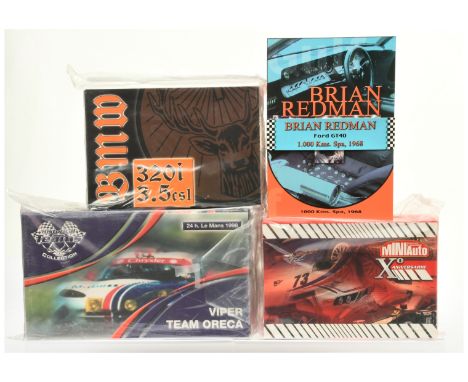 Slot cars - Fly car model group sets to include 96039 Ford GT 40 1000Km Spa 1968, 96034 H+T Motor racing J&auml;germeister Sp