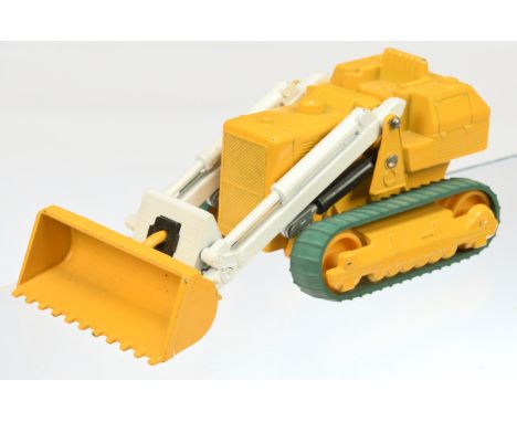 Matchbox King Size K8 Caterpillar Traxcavator Factory Pre-Production Trial Model - yellow body &amp; bucket, white hydraulic 