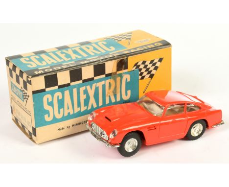 Slot cars - Scalextric C68 Aston Martin GT without lights. Comes with original box, Car appears in Good condition with driver