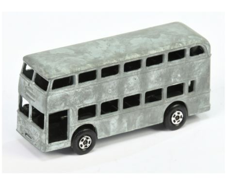 Matchbox Superfast 74a Daimler Fleetline Bus Factory Pre-Production Trial Model - bare metal body &amp; base which has not be