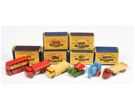 Matchbox Regular Wheels group of Commercial vehicles to include (1) 2a Muir Hill Site Dumper; (2) 3a Site Cement Mixer; (3) 5