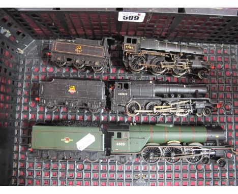 Three "OO" Gauge/4mm Steam Tender Unboxed Locomotives, Wrenn 2-8-0 Class 8F BR black R/No. 48032 (signs of overpainting), Hor