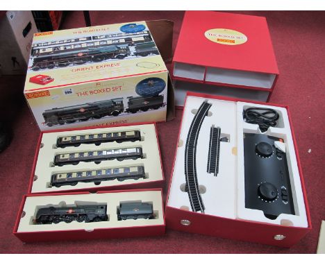 Hornby "OO" Gauge/4mm Ref No. R1038 " The Boxed Set - Orient Express", comprising Merchant navy Class 4-6-2 Steam Locomotive 