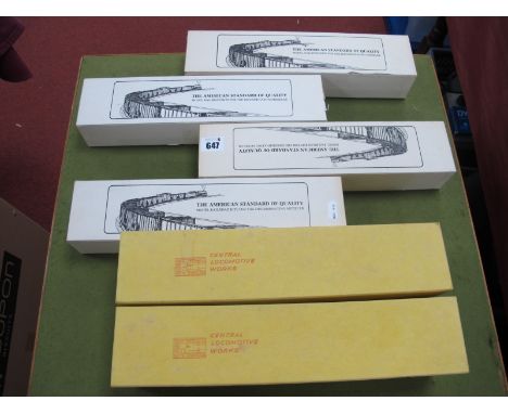 A "Central Locomotive Works" O Gauge/7mm GP35 Diesel Locomotive Kit, (contained in two boxes) kit contains wheels, motor, pap