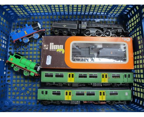 Three "OO" Gauge/4mm Locomotives, overpainted/re-purposed, a Bachmann Class 150 Two Car D.M.U R/No. 150125 (overpainted green