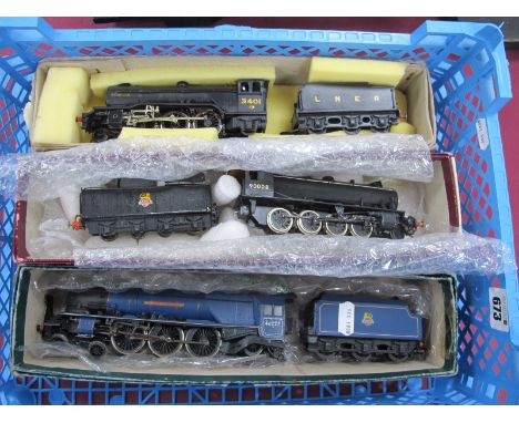 Three "OO" Gauge/4mm Kit Built Steam Tender Locomotives, a "East Coast Joint Models" Gresley Class V4 2-6-2, L.N.E.R black R/