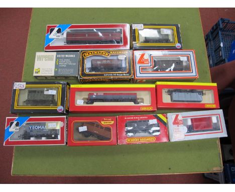Twelve 'OO' Gauge/4mm Boxed Items of Rolling Stock by Hornby, Lima Dapol etc, parcel van rail freight open wagon, ore wagons,