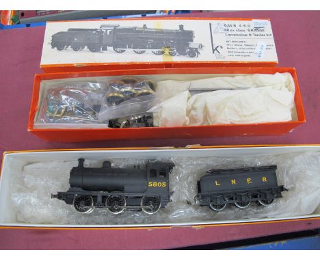 A "K's Kits" "OO" Gauge/4mm 68XX Class 4-6-0 " Grange" Steam Locomotive and Six Wheel Tender, kit unstarted, complete with mo